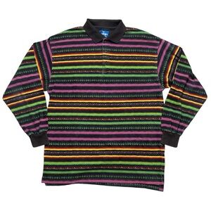 Vintage Wrangler Western Shirts L/S Polo Southwestern Aztec M Medium 15 15 1/2